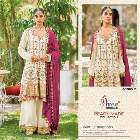 Shree Fabs R 1905 catalog wholesale pakistani designer suits in delhi