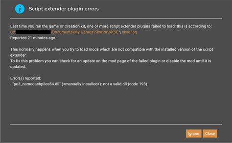 Image result for Skse Script Error