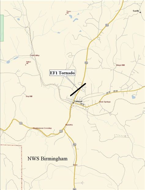 Oakman Tornado - December 10th, 2008