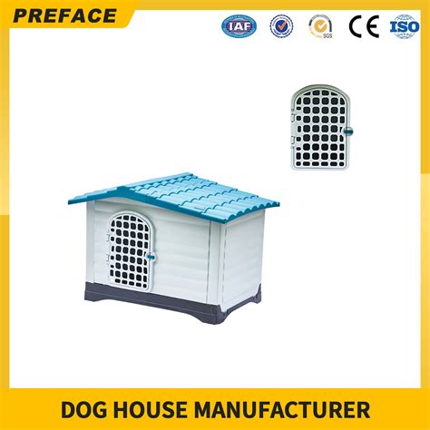 Modern Waterproof Plastic Large Dog House Outdoor Indoor Elevated Floor ...