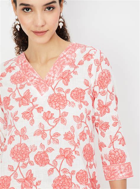 Buy Women Floral Printed Straight Kurta Set Online at just Rs. 999.0 ...