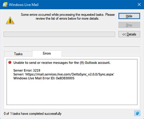 Windows Live Mail Problems 的图像结果