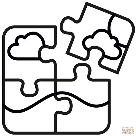Image result for Puzzle Coloring Pages