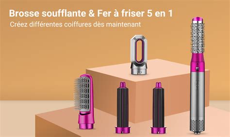 Brosse coiffante EKASN Brosse Coiffante 5 en 1 Soufflante Chauffante ...