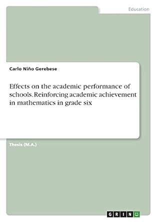 Buy Effects on the academic performance of schools. Reinforcing ...