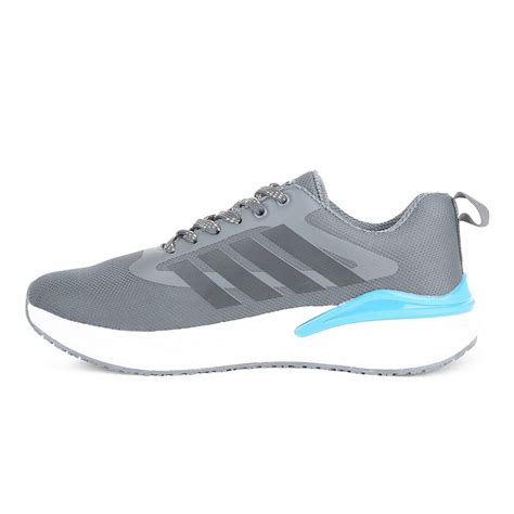 Buy Leap7x Grey Sports Lacing Running Shoes For Men CAPSICO-1 By Liberty