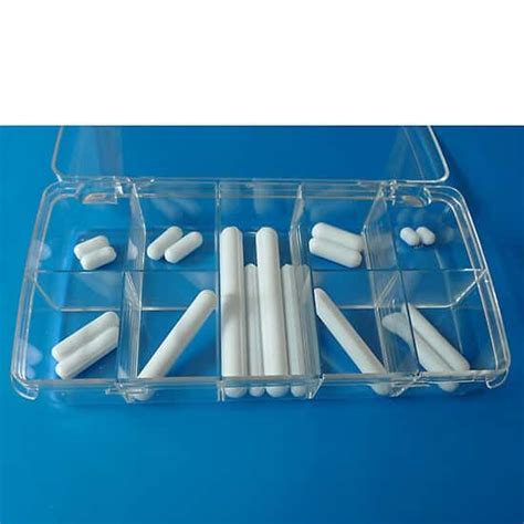 Cole-Parmer PTFE Stirrer Bars, Boxed Assortments, 18 Plain, 2 each of ...