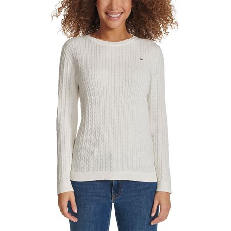 Tommy Hilfiger Women's Cable Knit Sweater | Costco