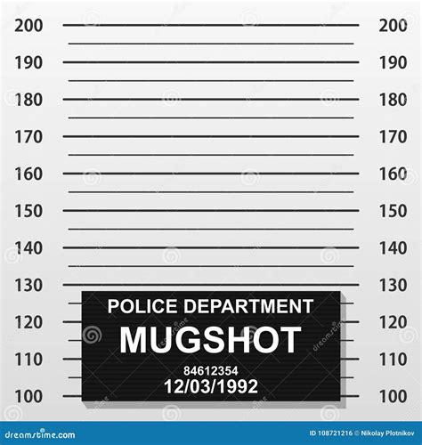 Blank Mugshot Board
