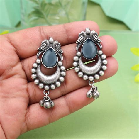 Wholesale Oxidised Earrings | Indian Oxidized Silver Earrings ...