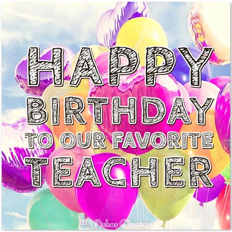 Happy Birthday Teacher Printable