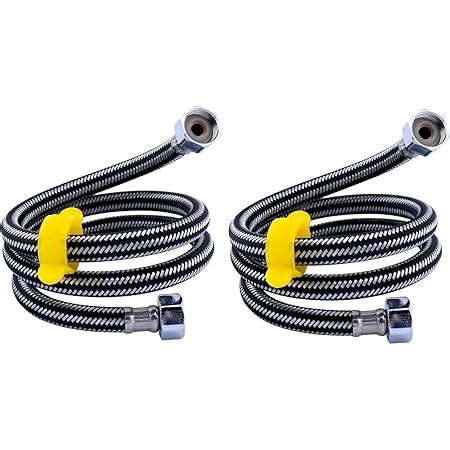 MLD Heavy S.S hose geyser connection pipe (2 feet long, Multicolour ...