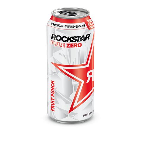 473 ML Rockstar Pure zero - Fruit punch - energy drink - Mart31