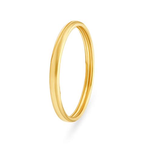 Classic Plain Gold Bangle