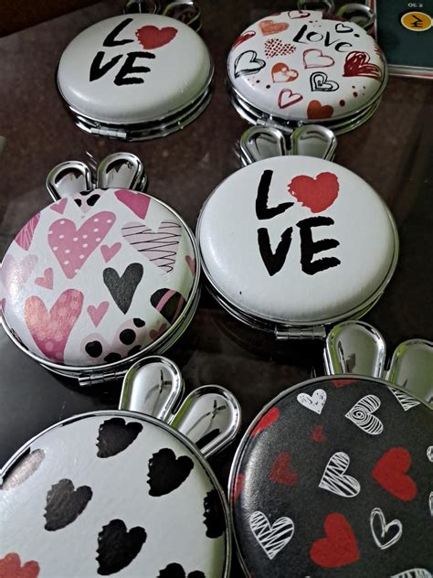 Beaufy Magnifying Travel Makeup Compact Mirror Small Pocket Purse ...