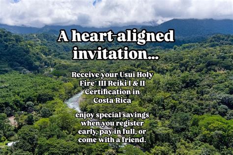 Reiki Holy Fire I & II Certification + Integration Retreat Uvita, Costa ...