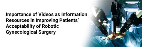 Importance of Videos as Information Resources in Improving Patients ...