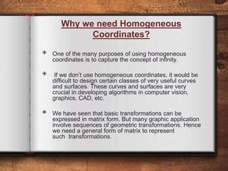 Image result for Homogeneous Equation in Computer Graphics