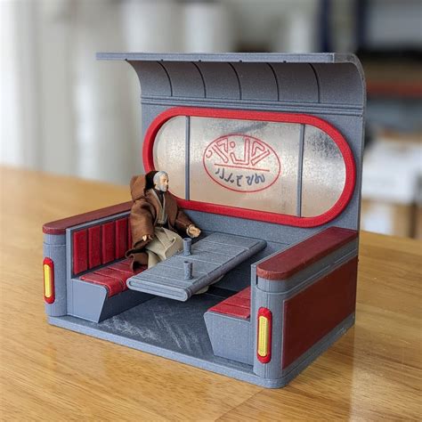 ⭐ Star Wars Dex's Diner Diorama for 3.75in (1:18) and 6in (1:12 ...