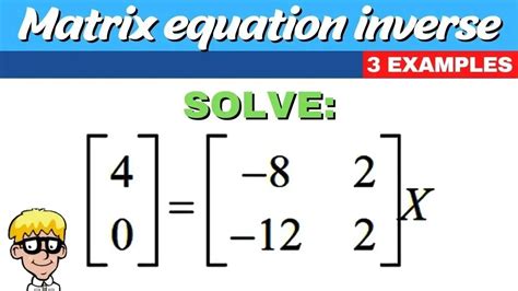 Image result for Inverse Matrix Equation