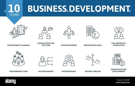 Business Development Icon Set 的图像结果