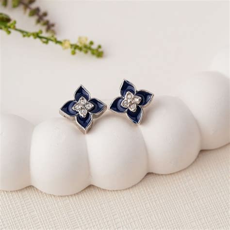 Nyra Blossom Earrings | 925 Silver Earrings Online India – Rajodi