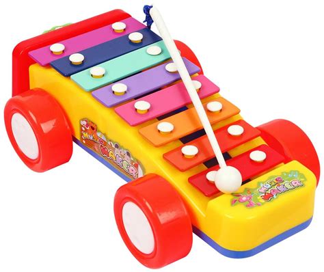 Ollington St. Collection Car Shaped Xylophone - Red : Amazon.in: Toys ...