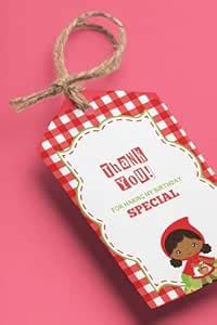 PartyDecor Mall Little Red Riding Hood Return Gift Thank You Tags ...