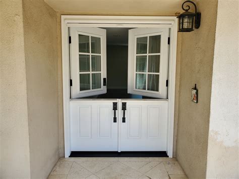 Double Dutch Front Door with Pull Down Screen
