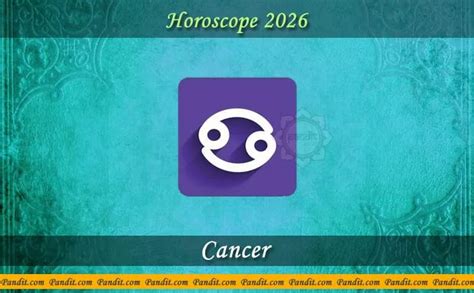 Cancer Yearly Horoscope For 2026 - Pandit.com