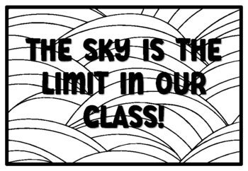 THE SKY IS THE LIMIT IN OUR CLASS! Hot Air Balloon Coloring Pages ...