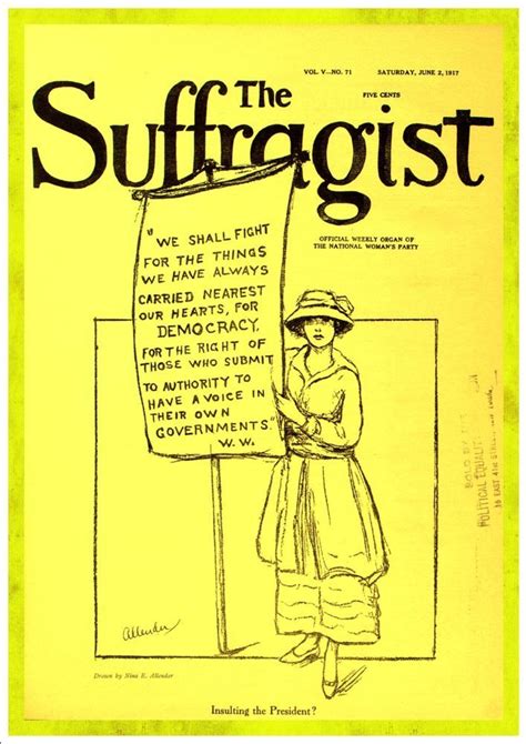 Buy "The Suffragist, 1917" A4 Glossy Vintage Magazine Cover Art Print ...