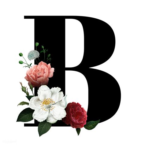 Floral Letters Transparent Images