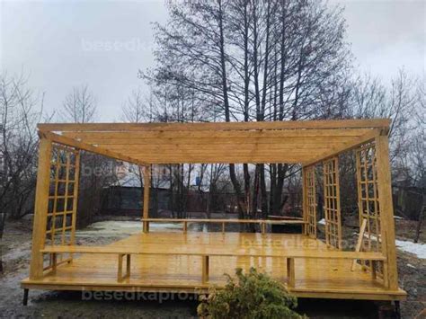 Пергола Релакс размер 6*6 фоторабот