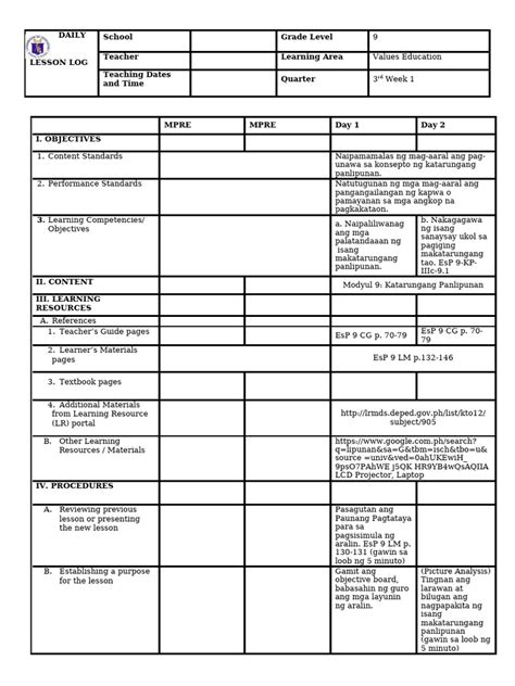 Image result for ESP 9 Module 1st Quarter Pivot
