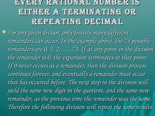 Image result for Terminating and Non-Terminating Divisions