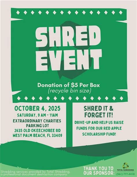 Community Shred Event, 2635 Old Okeechobee Road, West Palm Beach, FL ...