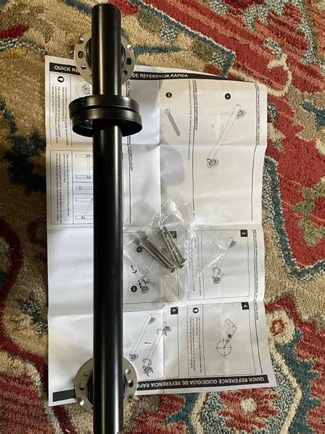 allen + roth Townley 16-in Matte Black Wall Mount ADA Compliant Grab ...