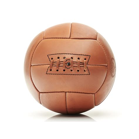 Deluxe Leather 12P Soccer Ball // Tan - Modest Vintage Player - Touch ...