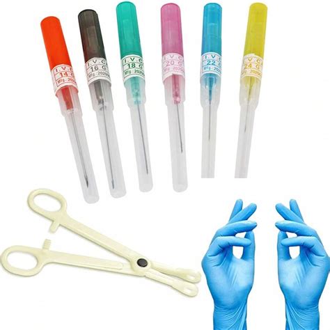 Kit de piercing corporal, agulhas de piercing para cateter intravenoso ...