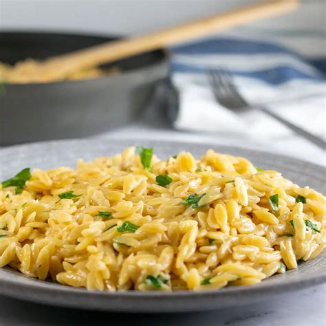Easy Creamy Parmesan Orzo: One-Pot 30- Minute Pasta Dish