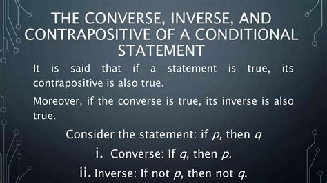 Conditional and biconditional statements | PPTX