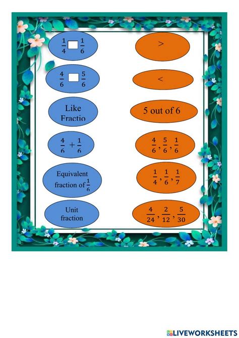 Image result for Fraction Exercises