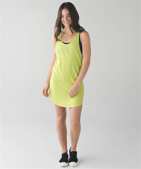 Lululemon Water: Salty Swim Dress - Heathered Clarity Yellow - lulu ...