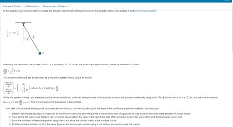 Image result for Second Order Ode Using MATLAB