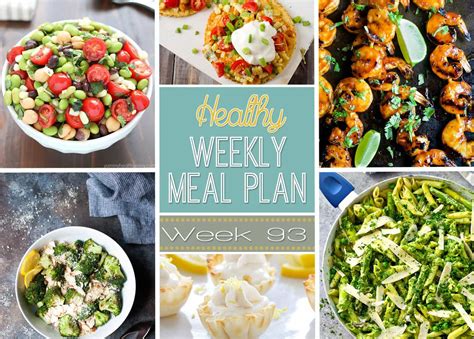 Healthy Weekly Meal Plan #93 - Yummy Healthy Easy