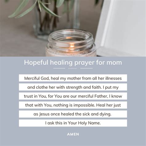 Hopeful healing prayer for mom – AvePray
