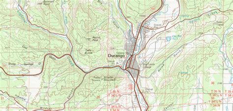 Colorado Map Durango