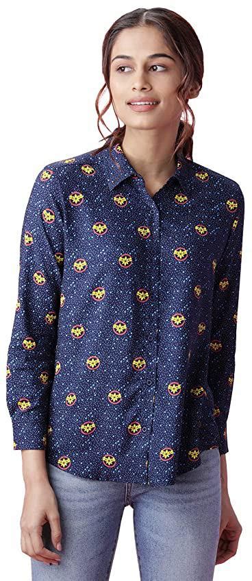 Blue Printed Shirts For Women That Will Jazz Up Your Ensemble ...