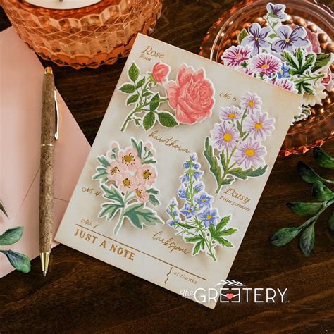 Birth Month Blooms Q3 Stamp Set – The Greetery